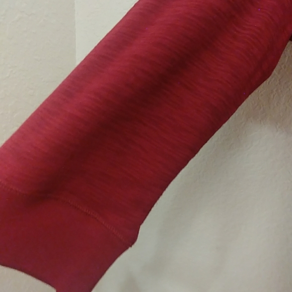 Chaps Denim Red Microstriped Top - Picture 4 of 8